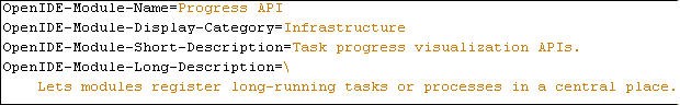 Contents of a typical localising bundle